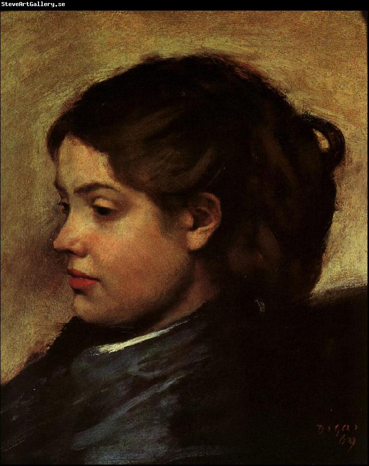 Edgar Degas Madamoiselle Dobigny